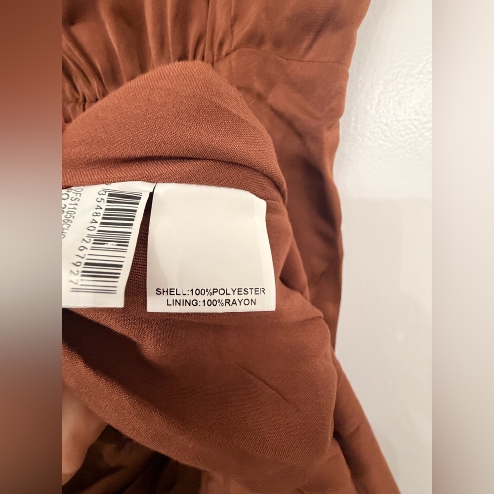 NWT DISSH Harley Chocolate Brown Satin Midi Dress Size AU 10/ US 6 - Picture 4 of 7